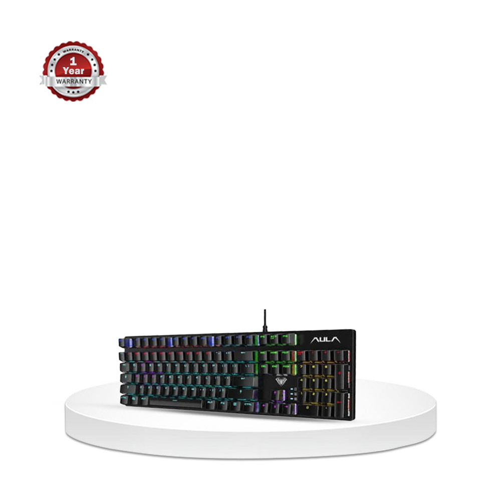 AULA S2022 Mechanical RGB Wired Gaming Keyboard - Black