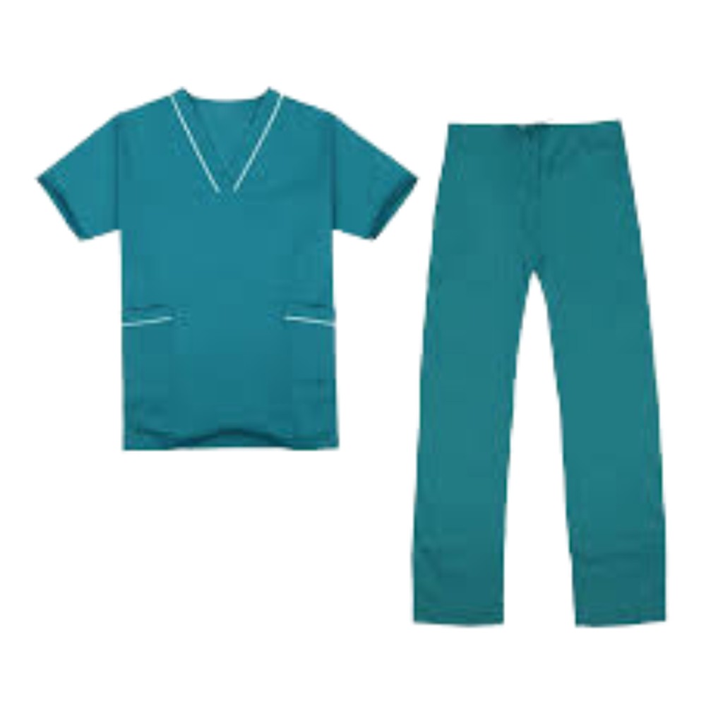 Cotton Apron for Students And Doctors - Dark Green - Apron 202408