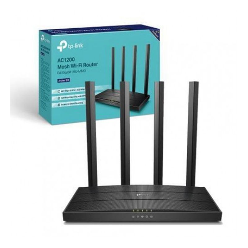 TP -Link Archer C6 (US Version -3.20) AC1200 1200mbps MU -MIMO Gigabit Router