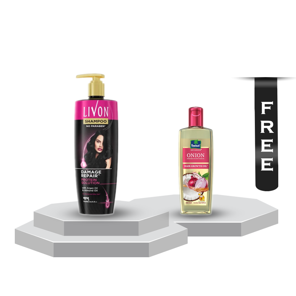 Livon Damage Repair Protein Shampoo 300ml With Parachute Advansed