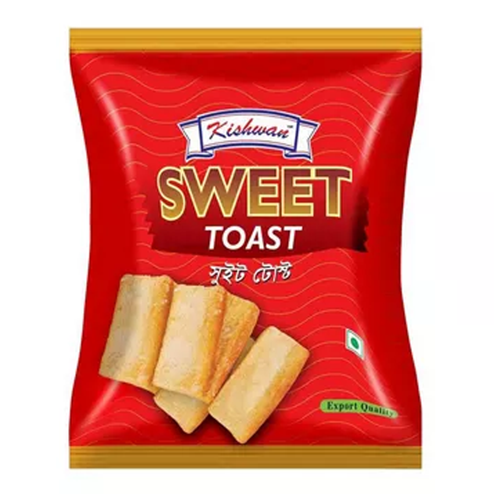 Kishwan Sweet Toast Biscuit Big - 250gm 