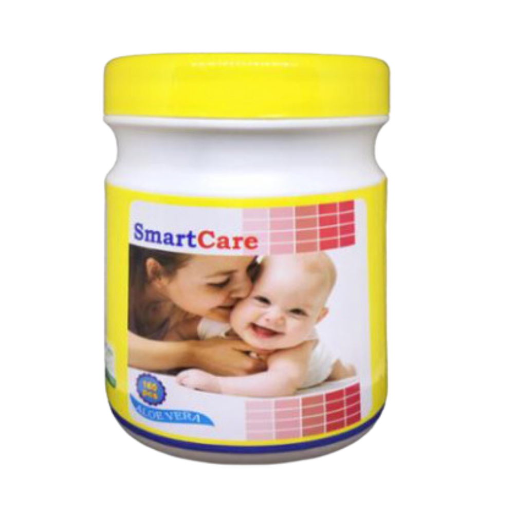 SmartCare Wet Wipes with Tube - 160 Pcs