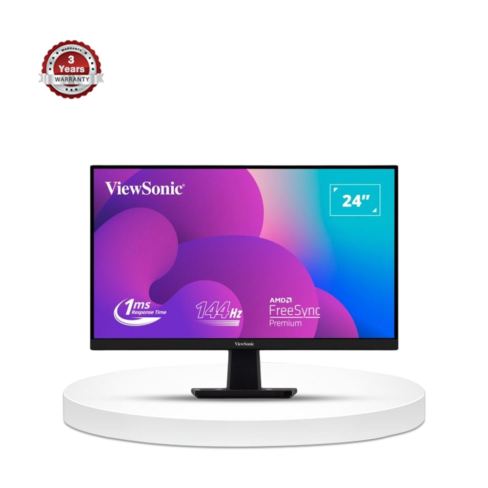 ViewSonic VX2405-P-MHD 1080p 24” Full HD IPS Gaming Monitor - Black