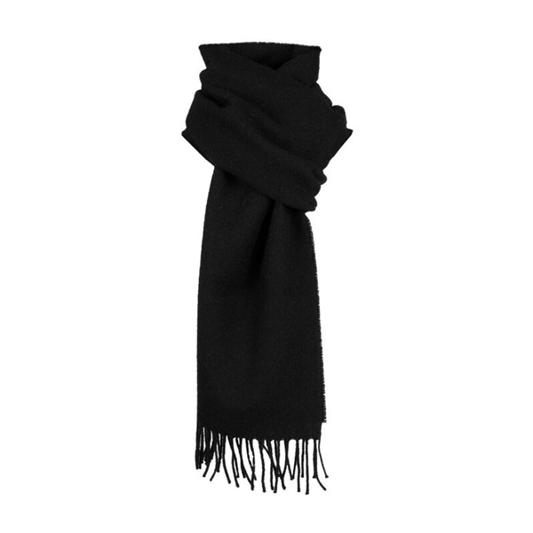 Cotton Stylish Scarf Muffler For Men And Women - Black 