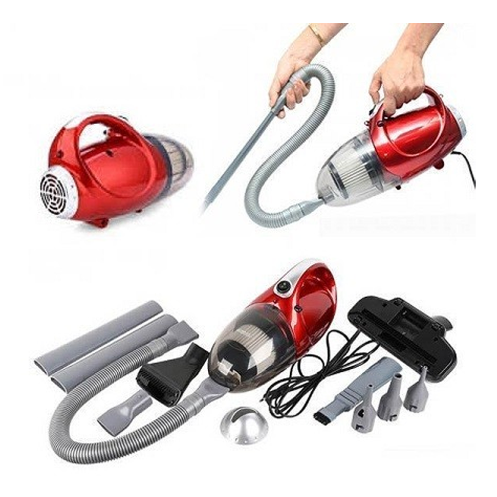 Bionic Cartoon Design Multifunctional Vacuum Cleaner Blower - Red And Grey
