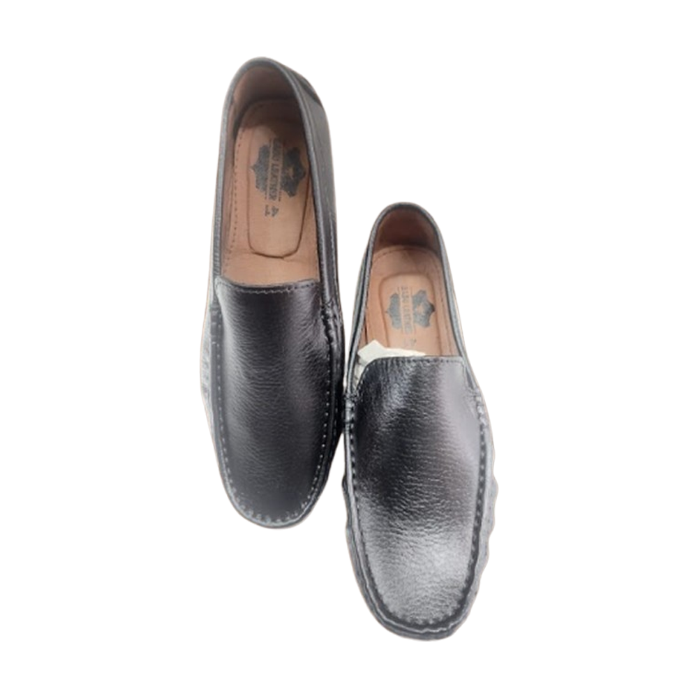 Leather Loafer for Men - Black