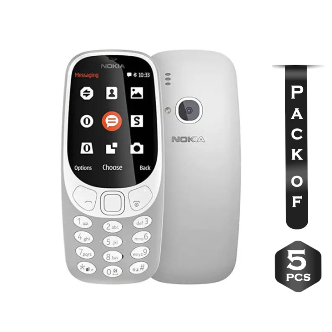 Pack of 5 Pcs Nokia 3310 Dual SIM Feature Phone