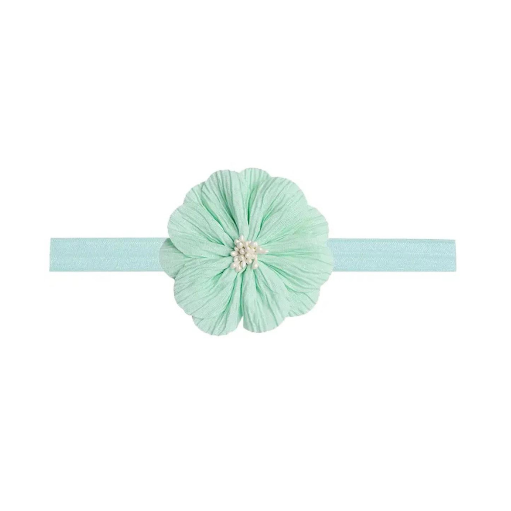 Elastic Hair Band For Baby - Mint