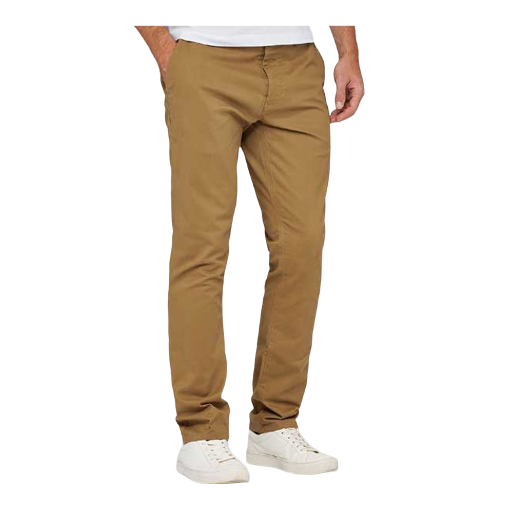 Cotton Chinos Gabardine Pant For Men - Khaki - NZ-3107