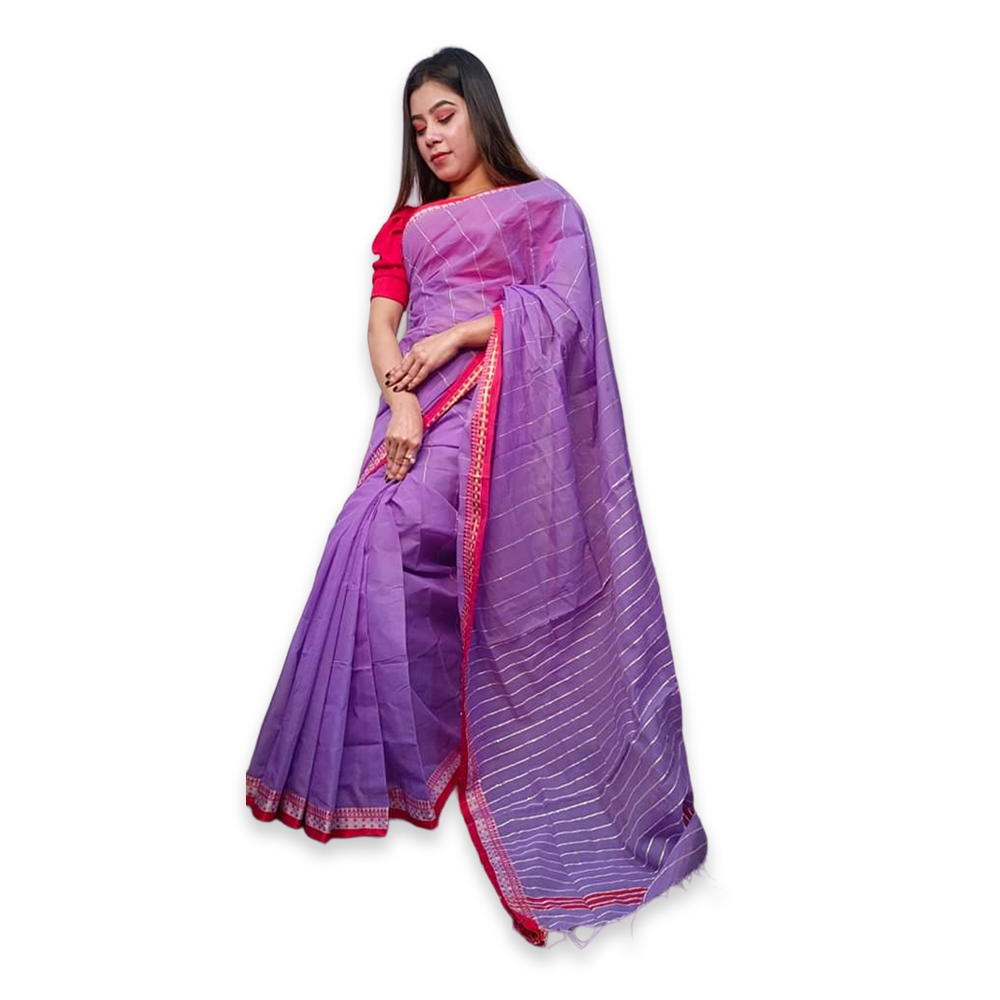 Half Silk Handloom Chumki Saree For Women - Levendo