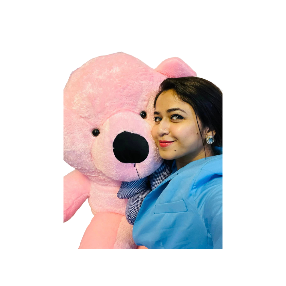 Extra Large Big Teddy Bear - Soft Pink - 5 Feet
