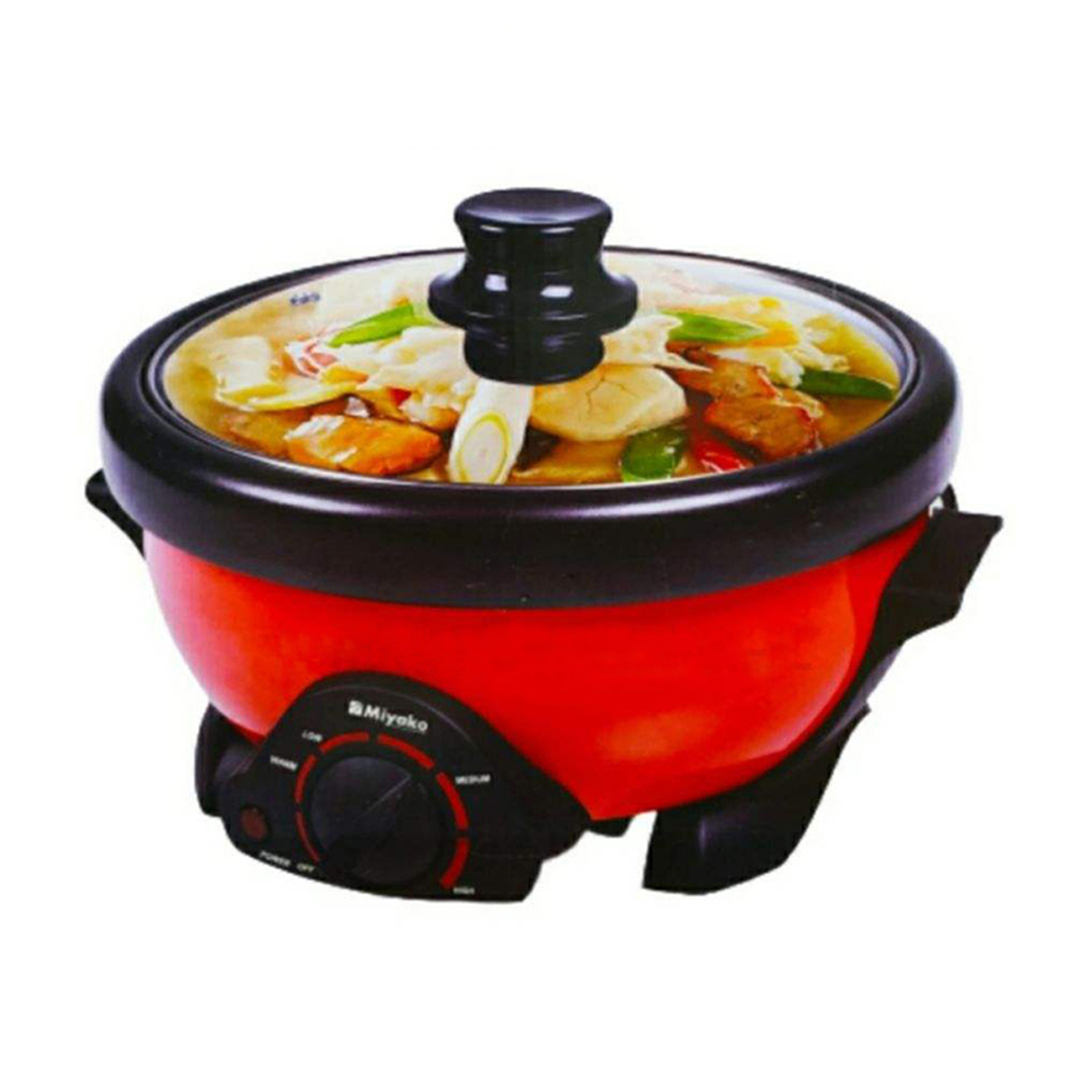 Miayko MC 350D Curry Cooker - 4Liter - Red And Black