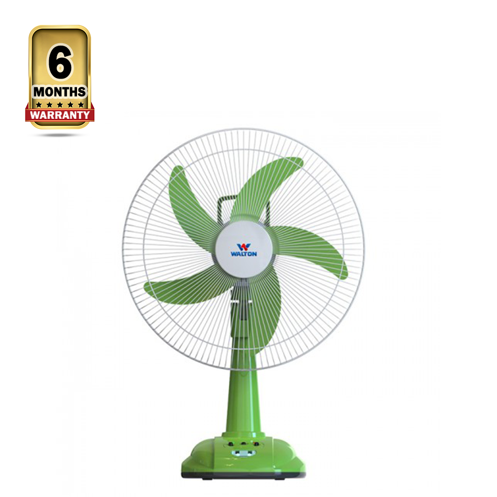 SAFE SRTF14A Rechargeable Table Fan - 14 Inch - Green - 403556