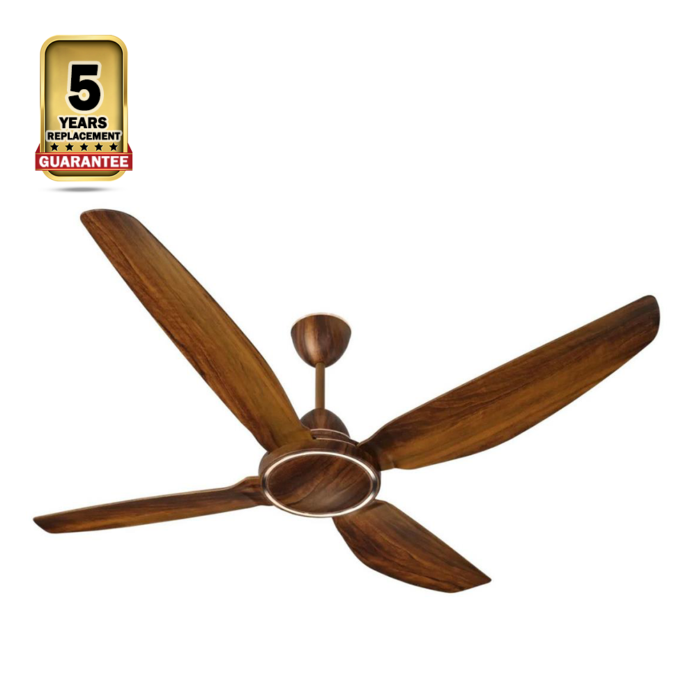 Kuhl Brise E4 Teak Wood Ceiling Fan - Brown