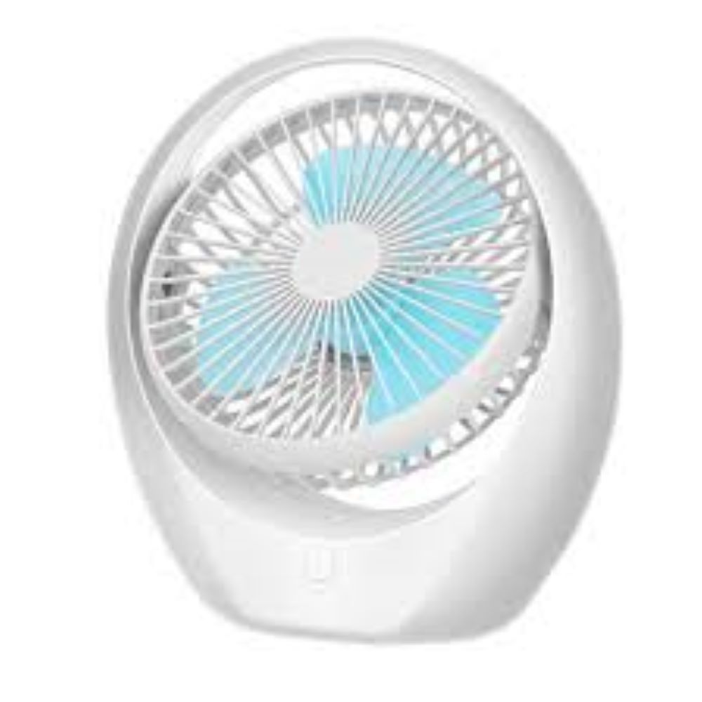 GB4706-1 Portable Lightweight 6.5 Inch Mini Rotating Rechargeable Emergency Fan