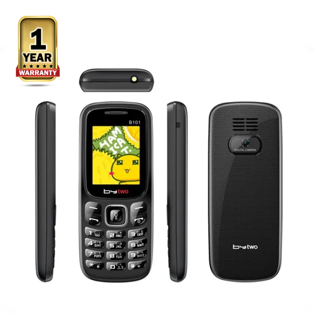 Bytwo B101 Dual SIM Feature Phone - Black