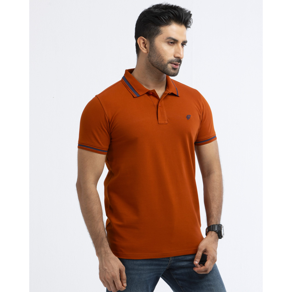 Fiona Cotton Polo for Men - Bronze - PW-02