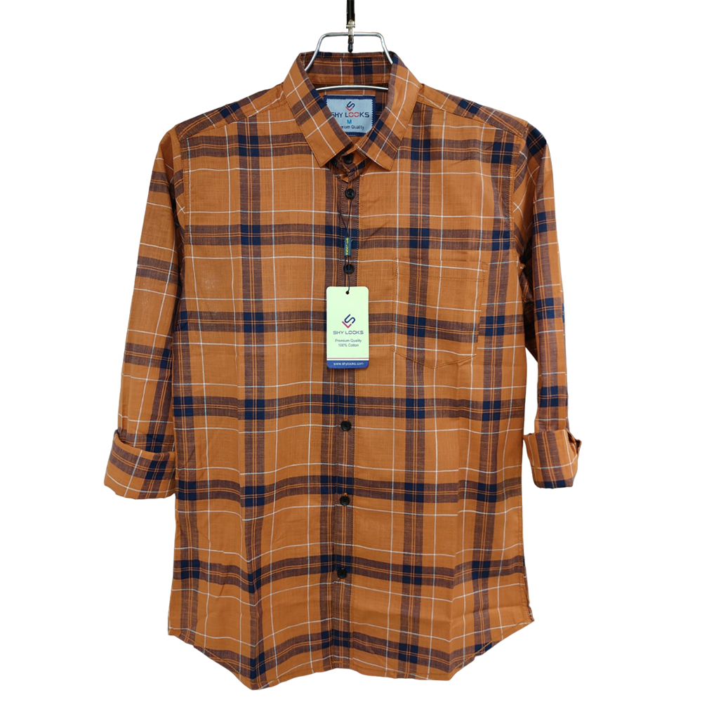 CHECK CASUAL SHIRT @