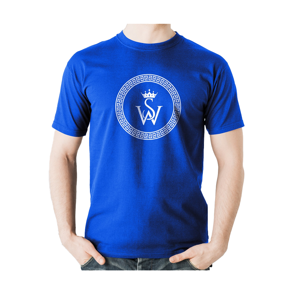 SWF41 Cotton Half Sleeve T-Shirt - Blue