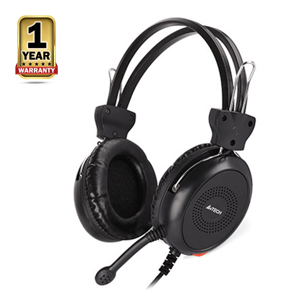 A4TECH HS-30 Comfort Fit Stereo Headphone 3.5mm - Black