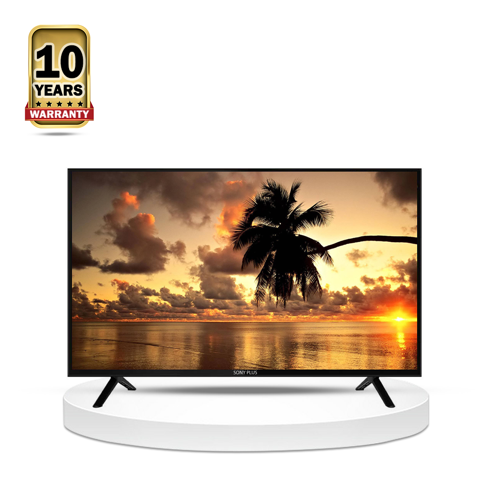 SONY PLUS Smart Frame Less Voice Control Full HD TV - 43 Inch - Black - NESP43R2R16