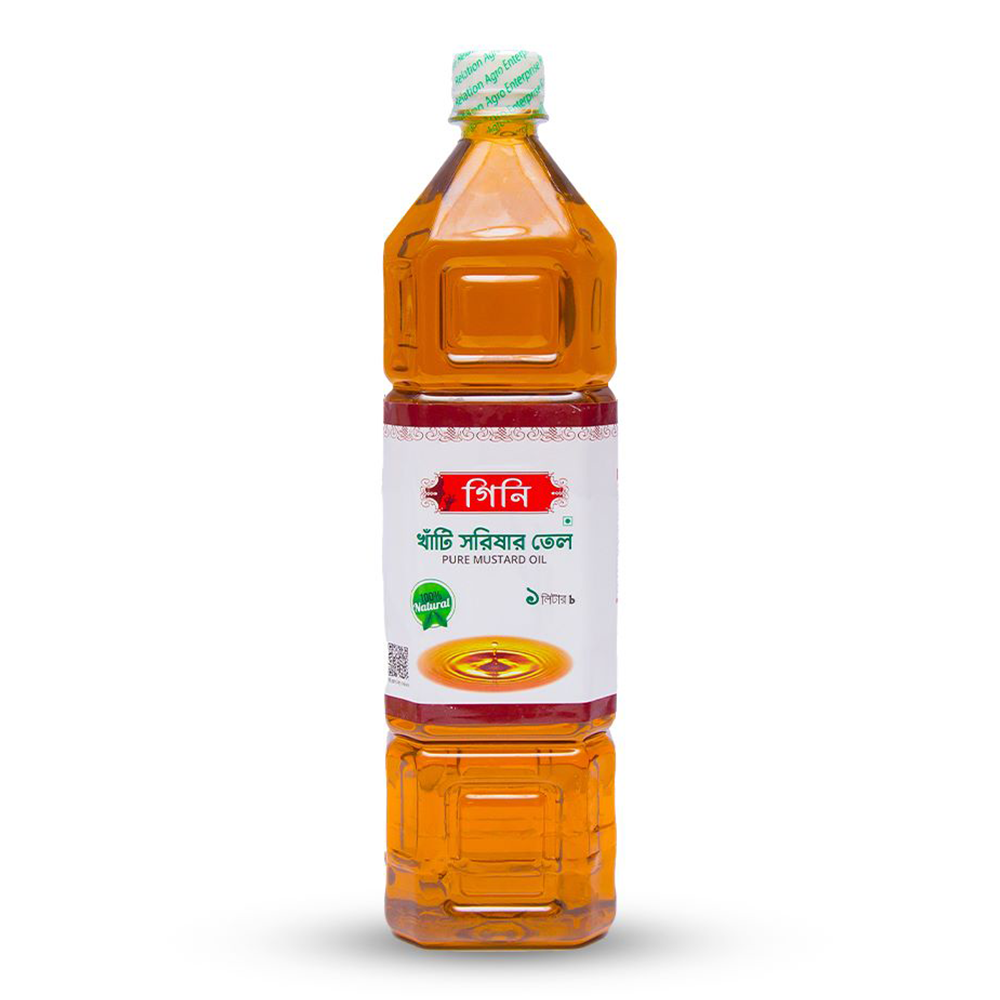 Gini Pure Mustard Oil - 1 Liter