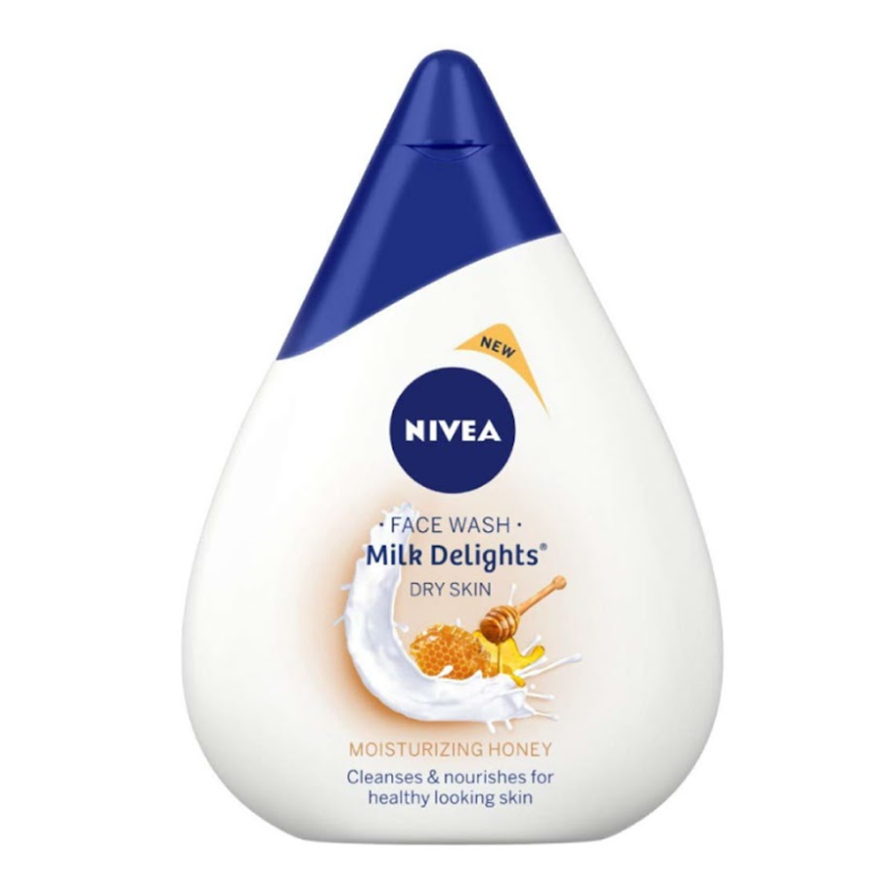 Nivea Milk Delights Moisturizing Honey for Dry Skin Face Wash - 100ml - 87440