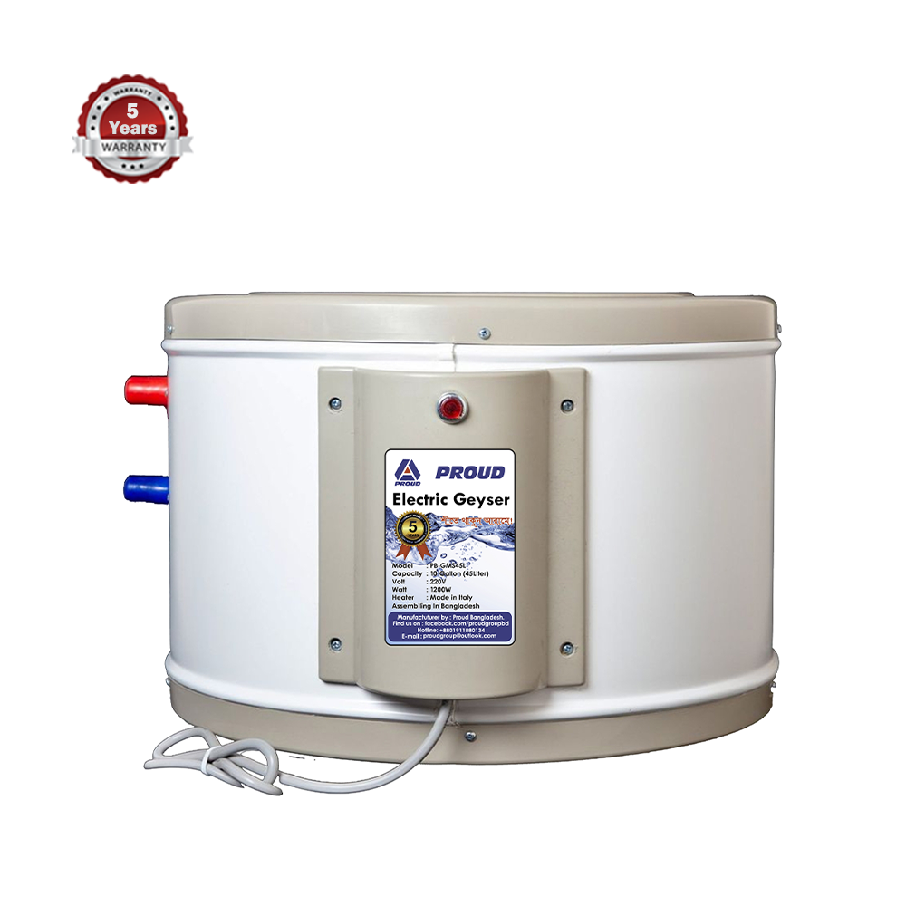 Proud Electric Geyser 68 Liter - Cream and White