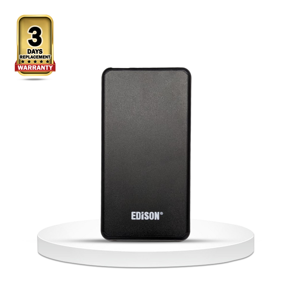 Edison Power Bank - 5000mAh - Matt Black