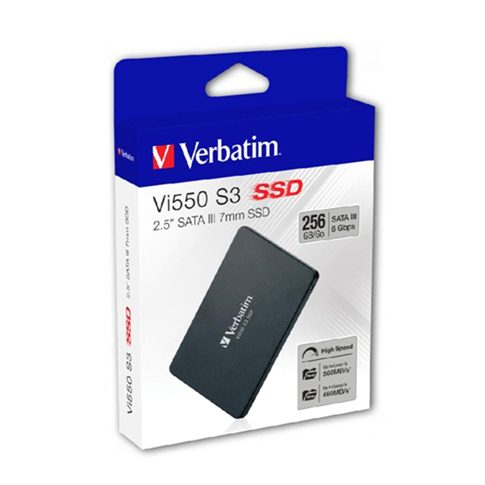 Verbatim Vi550 S3 2.5'' SATA III Internal SSD - 256GB - 49351