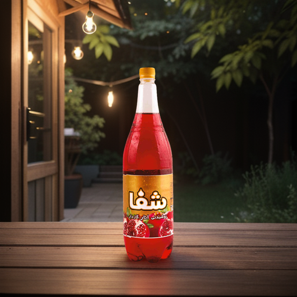 Shafa Carbonated Pomegranate Juice - 1.5 Liter