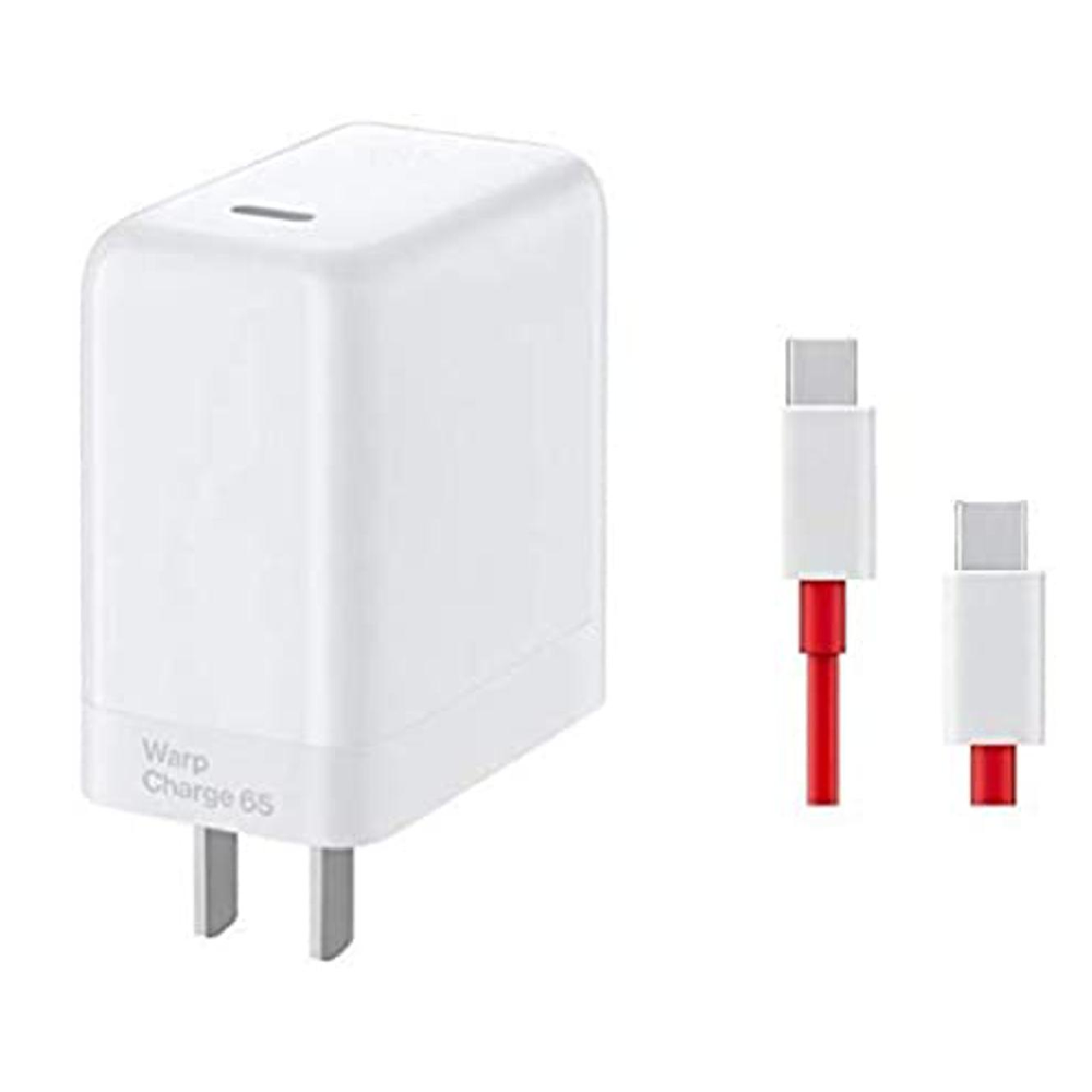 OnePlus Warp USB-C To USB-C Dash Charging Adapter - 65W - White 