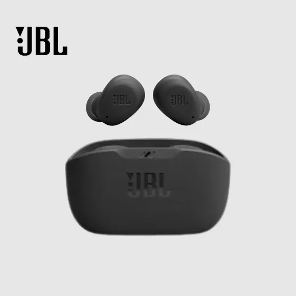 JBL Wave Buds In-Ear Wireless Earbuds with Mic - Black