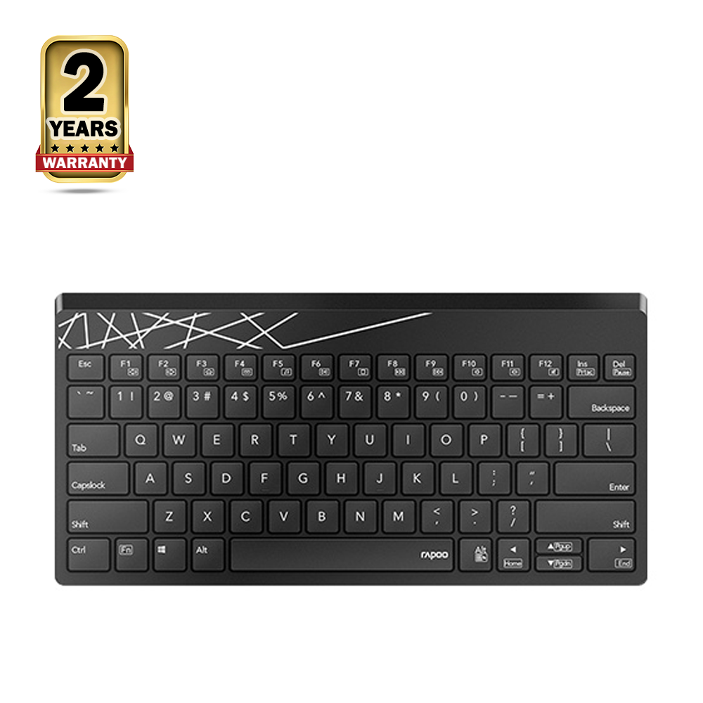 Rapoo K800 2.4G Wireless Keyboard - Black