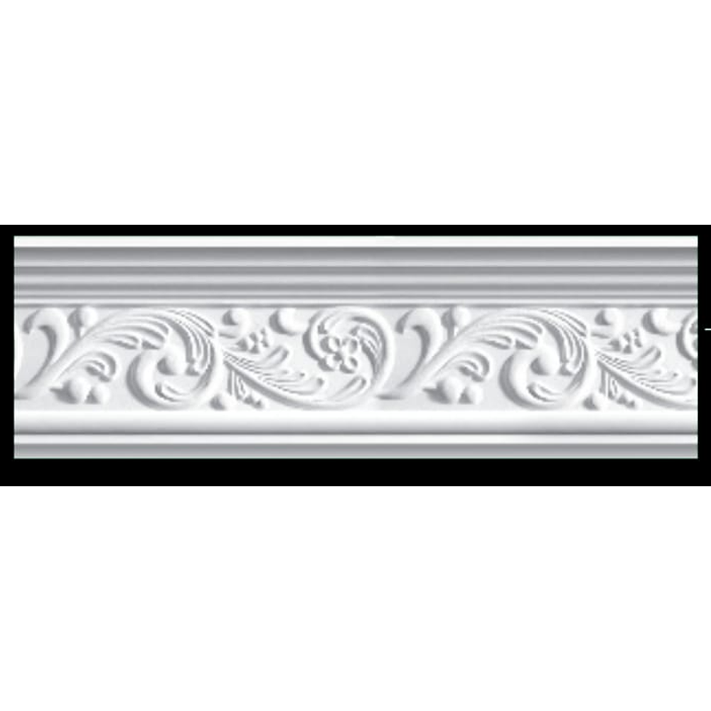 Gypsum Cornice Strip 7 Inch - White - ST 6