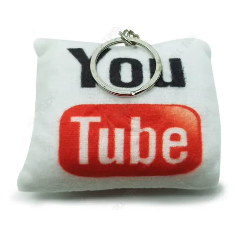 Plush Mini Key Ring For Gift - Youtube - 199824717