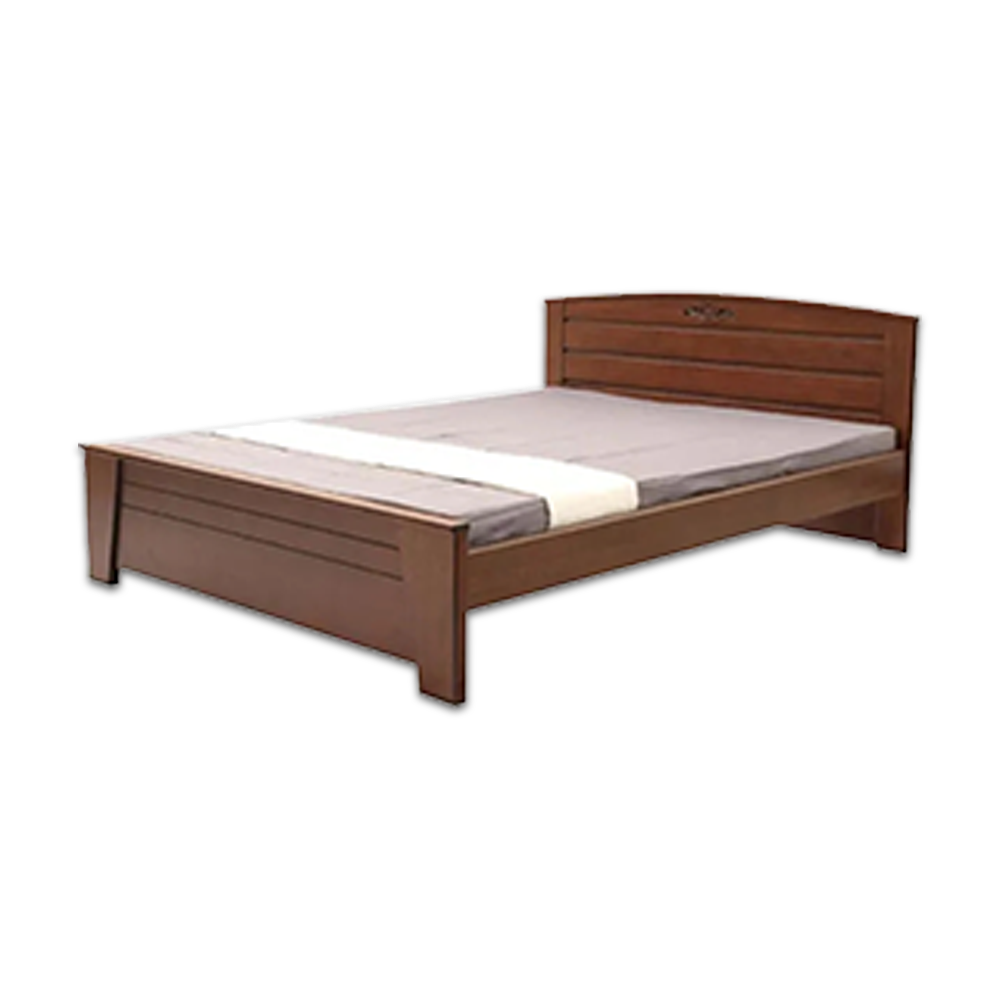 Malaysian Processed Wood Semi Double Size Bed - 4'*7' Feet