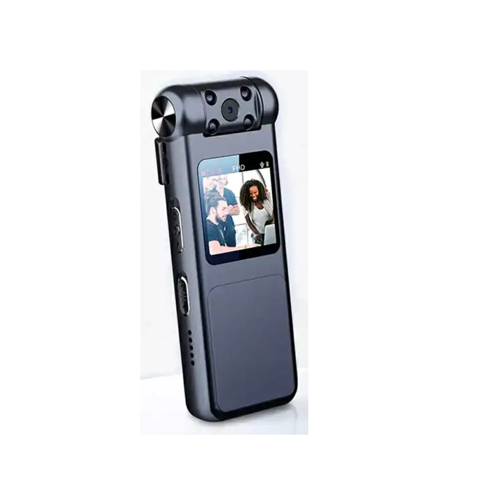V18 1080P HD Portable Magnetic Night Vision Action Camera - Blue Gray