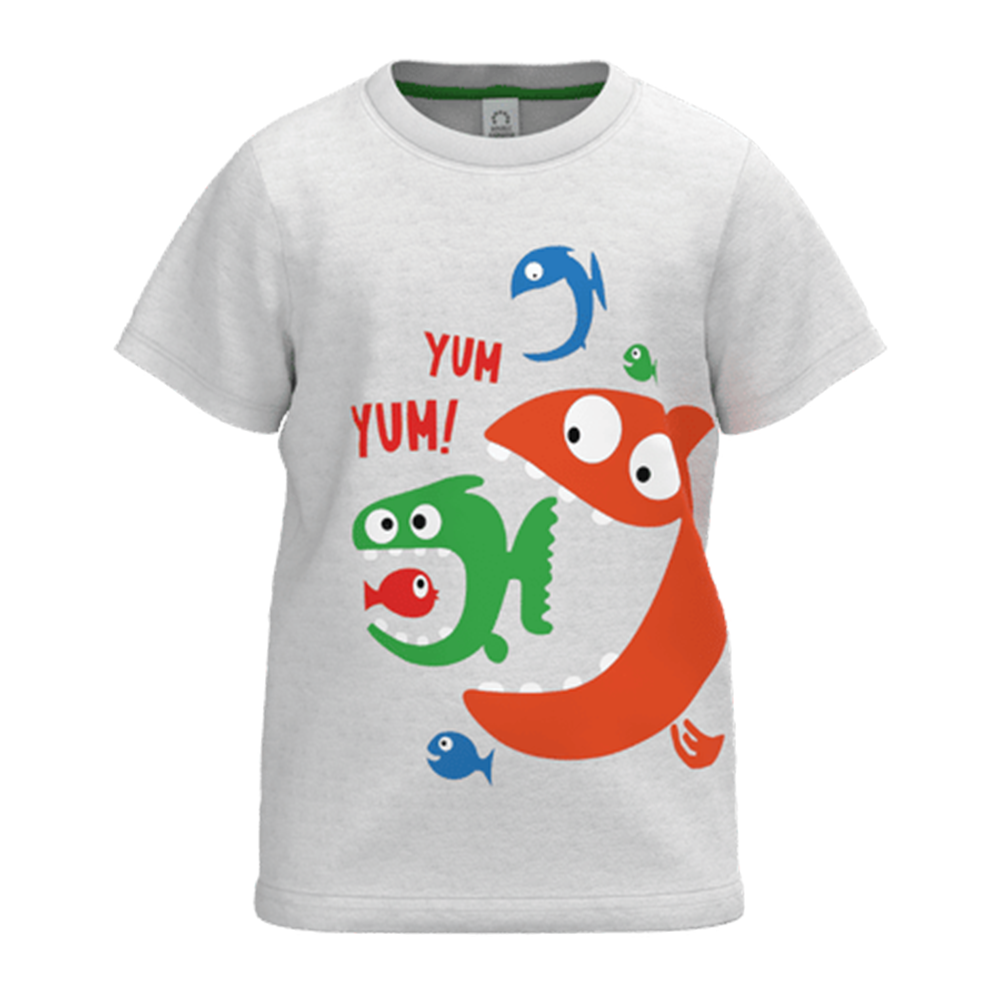 Cotton T-Shirt for Baby Boys - 6-9 Month - 1166