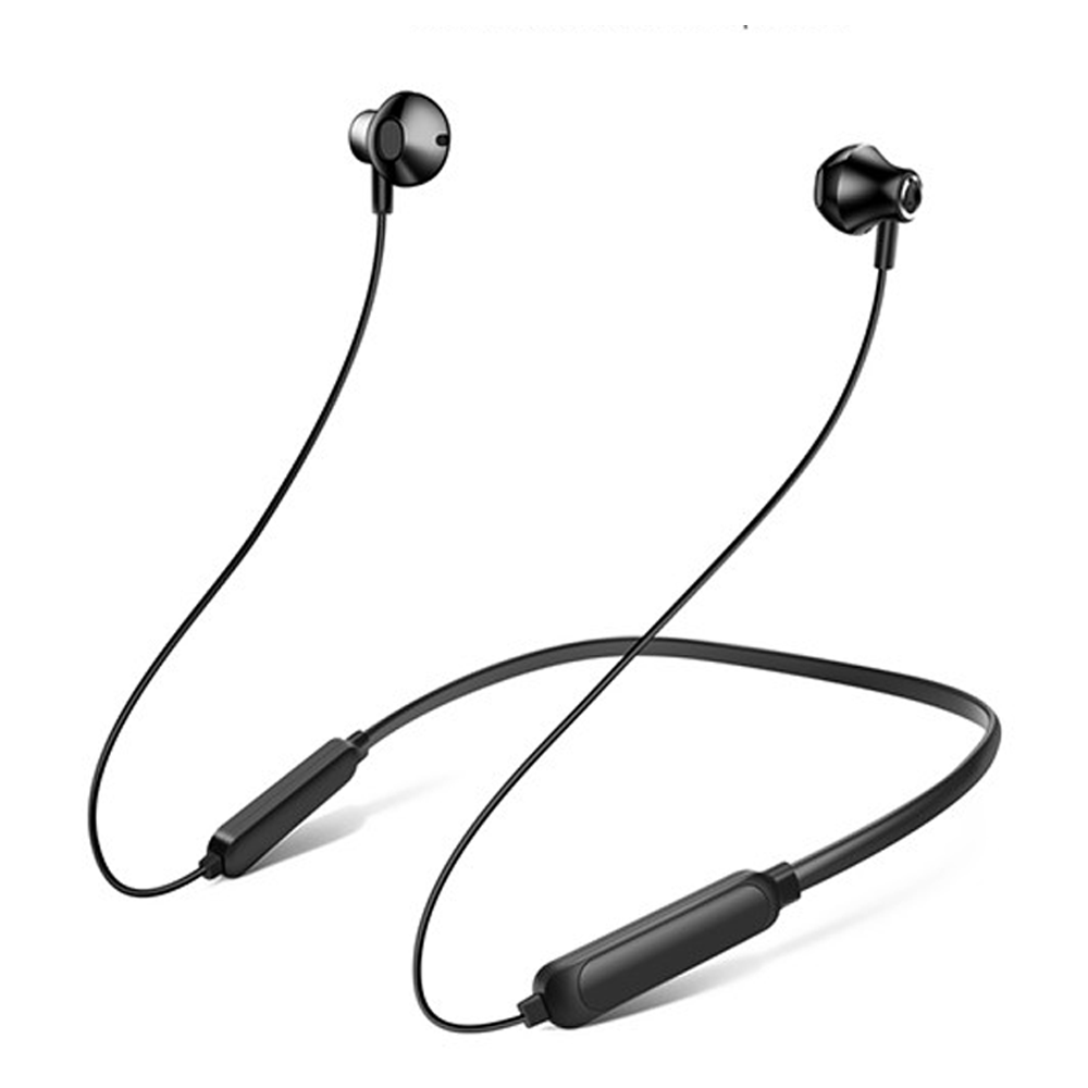 UiiSii BN-22 Wireless Bluetooth Neckband Earphone - Black