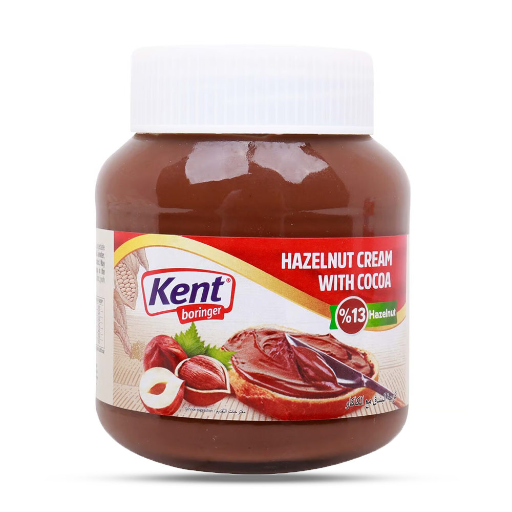 Kent Boringer Hazelnut Cream With Cocoa - 350gm