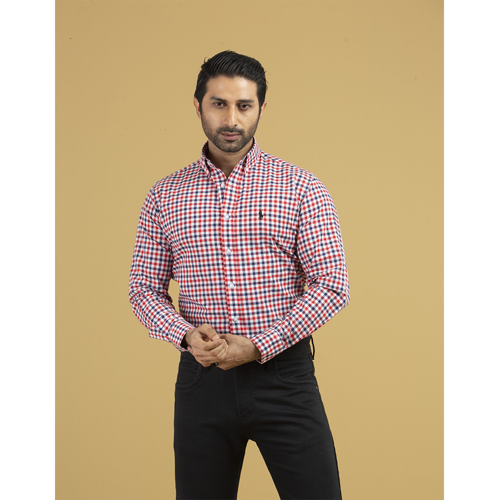 Cotton Full Sleeve Casual Shirt for Men - Multicolor - SCK-01