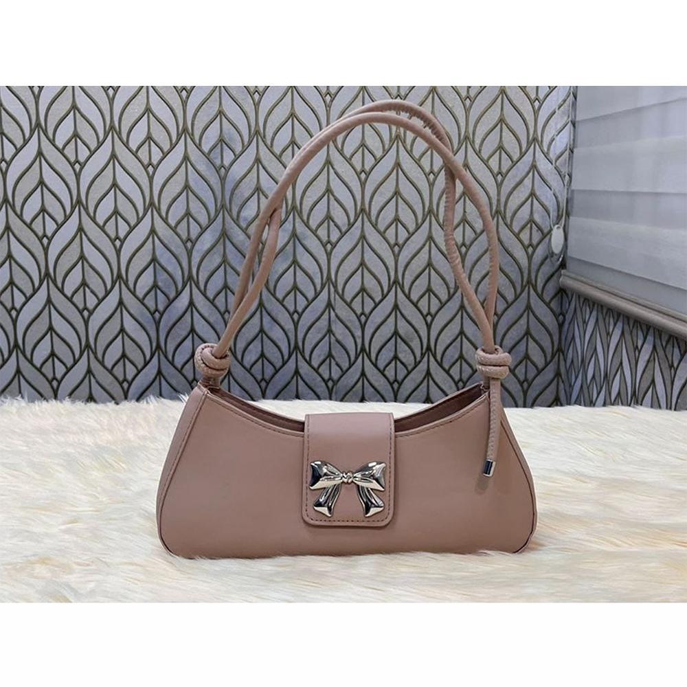 Artificial Leather Thai Stylish Hand Bag For Women - Brown - N309 C