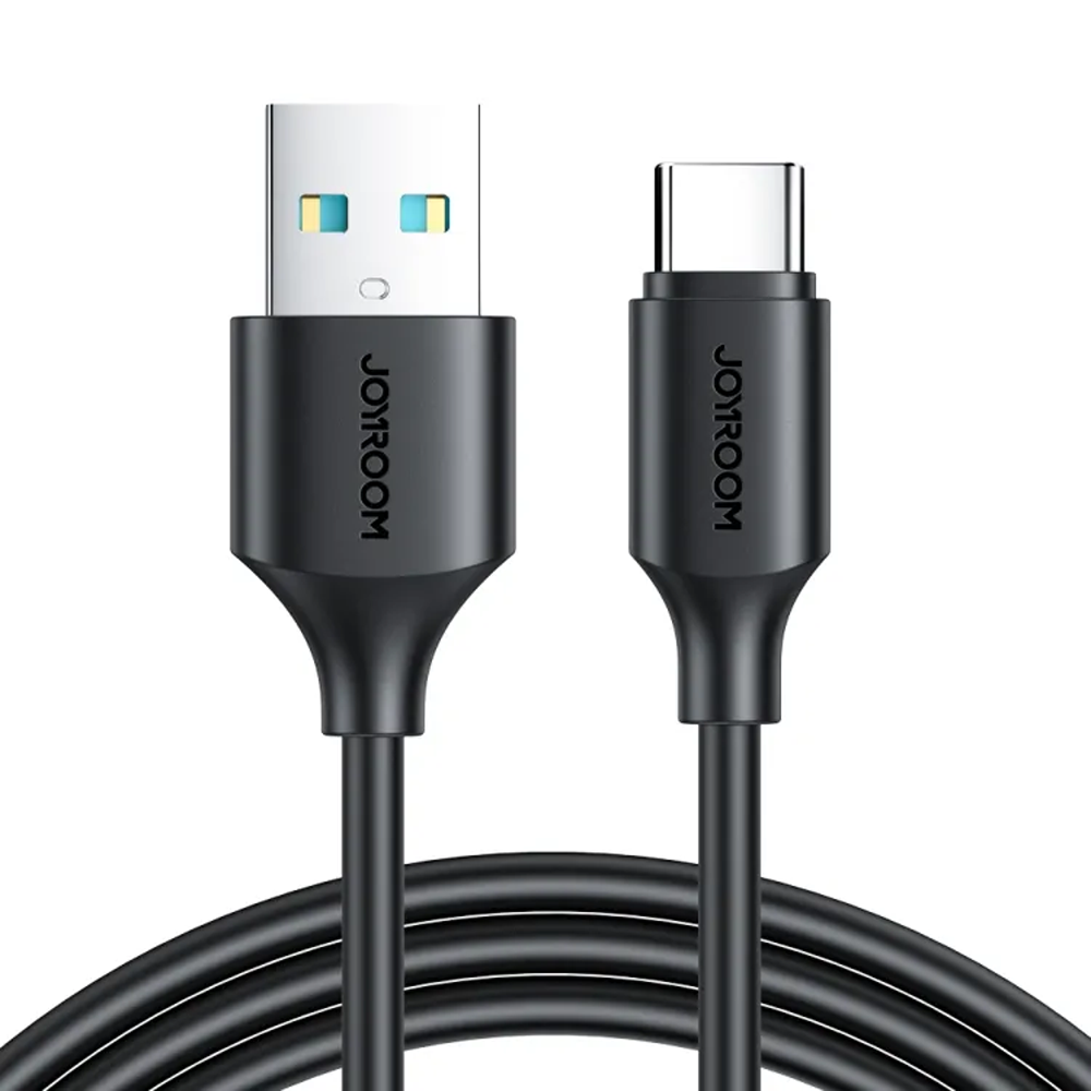 Joyroom S-UC027A9 3A USB to Type-C Fast Charging Data Cable - Black