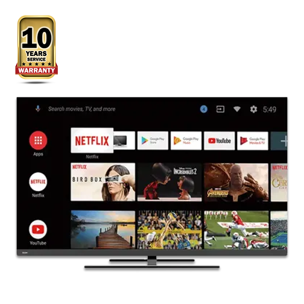 Haier H65S6UG PRO Bezel Less 4K Android Smart HQ LED Television - 65 ...