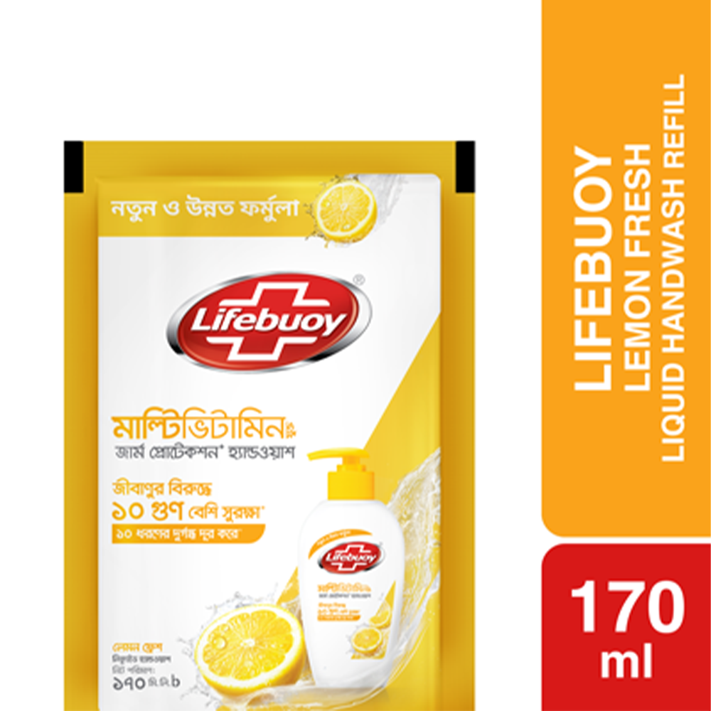 Lifebuoy Handwash Lemon Fresh Refill - 170ml