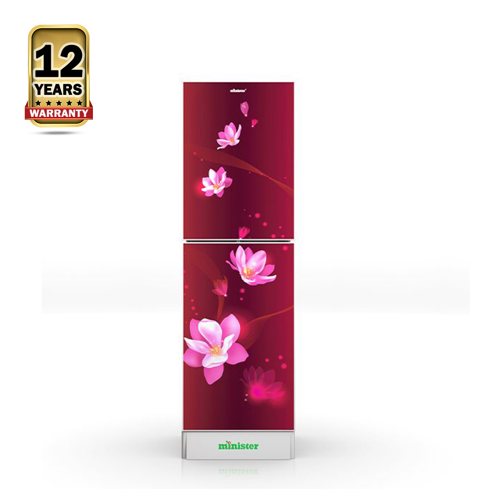 Minister M-306 Refrigerator - 306 Liter - Red Begunia