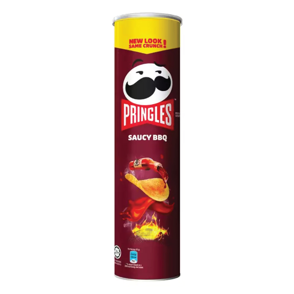 Pringles Saucy BBQ Potato Chips - 134gm - 8646712309