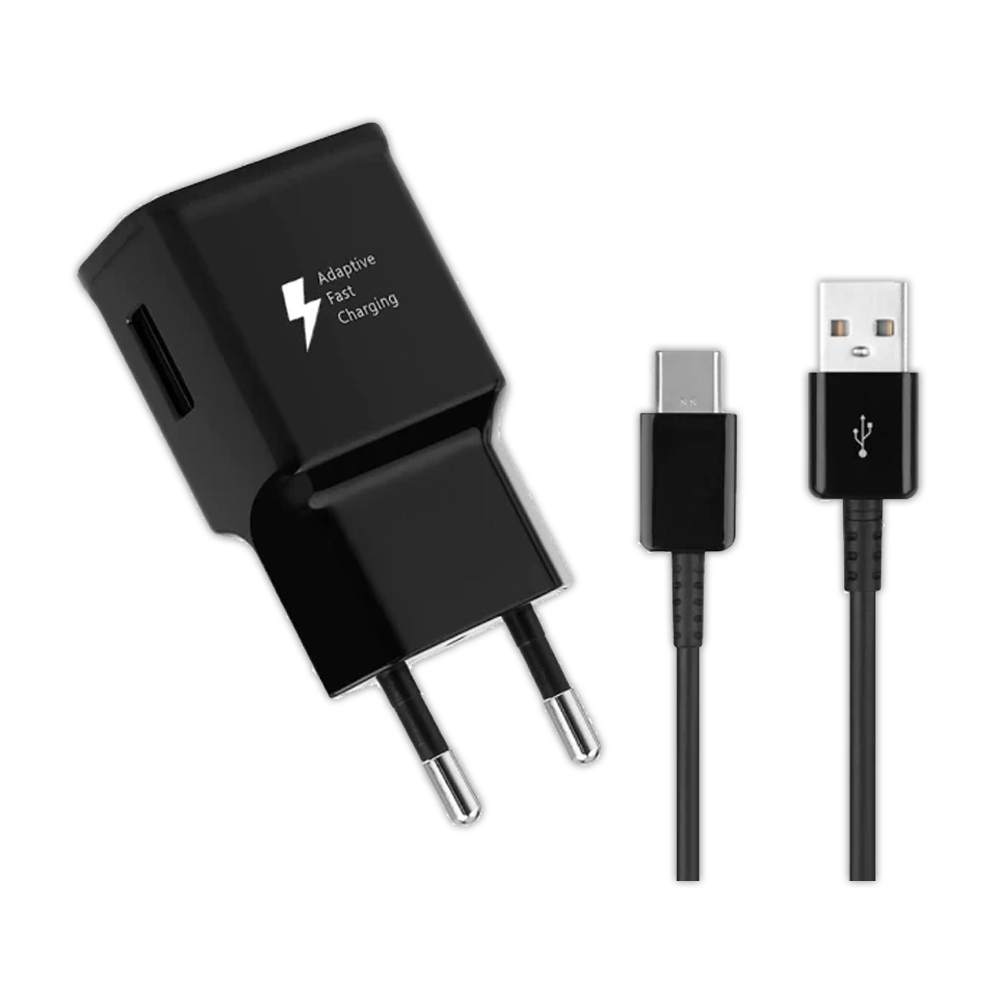Samsung Galaxy S10 Plus Adaptive Fast Charger For Type-C - Black 