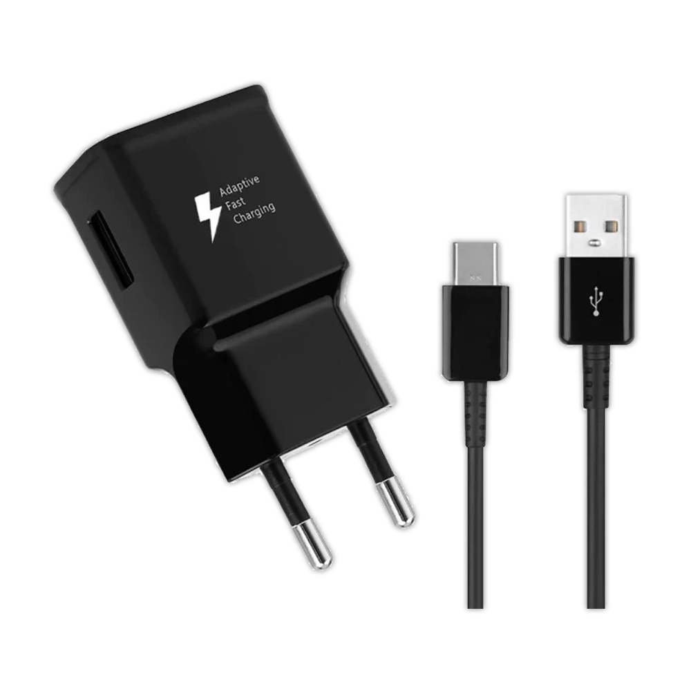 Samsung Galaxy S10 Plus Adaptive Fast Charger For Type-C - Black